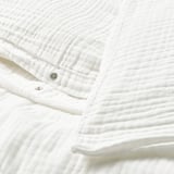 SCHERSMIN Copripiumino e 2 federe, bianco, 240x220/50x60 cm