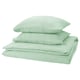 Opzione: SCHERSMIN Copripiumino e 2 federe, verde pallido, 240x220/50x60 cm