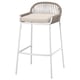 Opzione: SEGERÖN Sgabello bar da esterno, bianco/beige/Frösön/Duvholmen beige, 73 cm