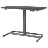 SEGRARE Scrivania regolabile in altezza, grigio scuro, 110x60 cm