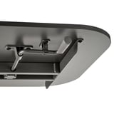 SEGRARE Scrivania regolabile in altezza, grigio scuro, 110x60 cm