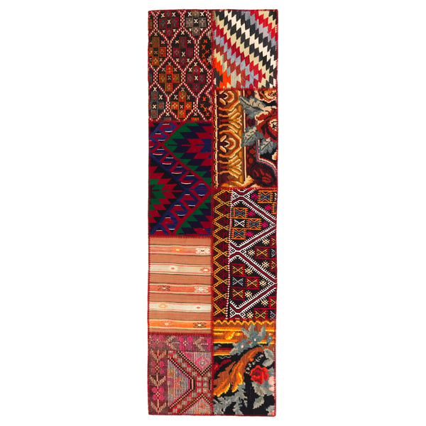 Tappeto Tessitura Piatta Silkeborg Kilim Fatto A Mano Kilim