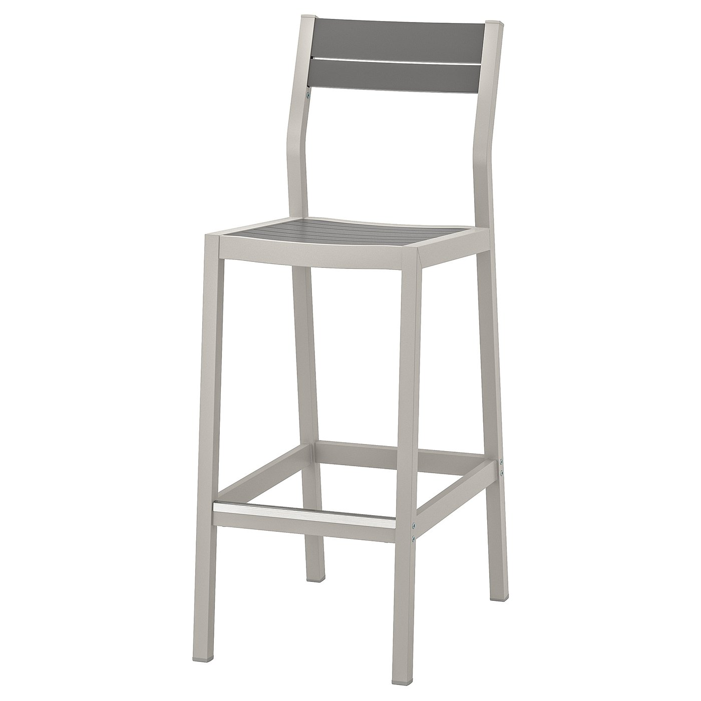SJÄLLAND Sgabello bar da esterno, grigio chiaro/grigio scuro - IKEA Svizzera