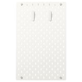 SKÅDIS Combinazione pannello portaoggetti, bianco, 36x56 cm