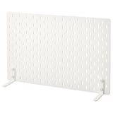 SKÅDIS Pannello portaoggetti freestanding, bianco, 56x37 cm
