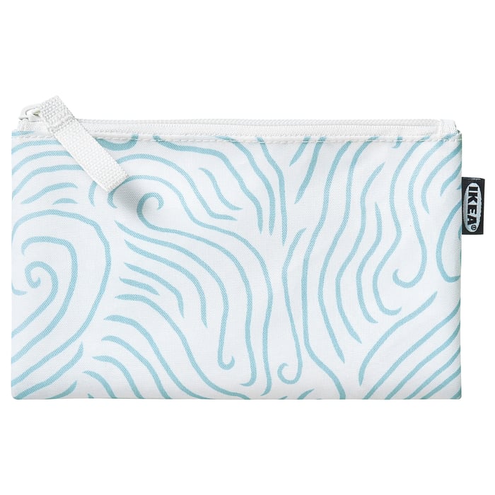 11x6" Denaro Banca Deposito Borsa Con Cerniera,3pz Viaggio,Blu - Foto 5