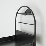 SKUGGRÖNA Supporto da parete per piante, nero, 78 cm