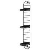 SKUGGRÖNA Supporto da parete per piante, nero, 78 cm