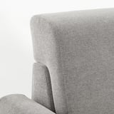SLATORP Divano a 3 posti, con chaise-longue, destra/Tallmyra bianco/nero