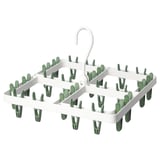 SLIBB Stendibiancheria con 24 mollette, verde