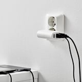 SMÅHAGEL Caricabatteria USB con 3 porte, bianco