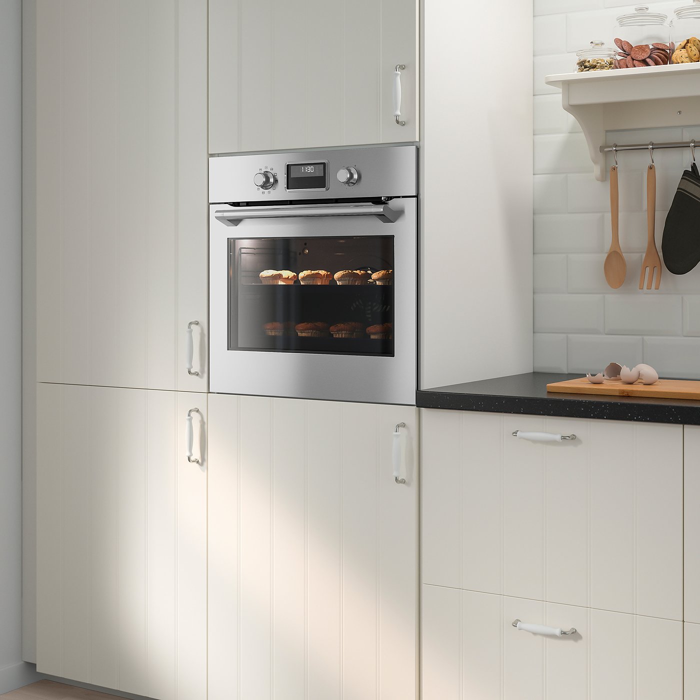 SMAKSAK Forno termoventilato/pirolitico, inox - IKEA Svizzera