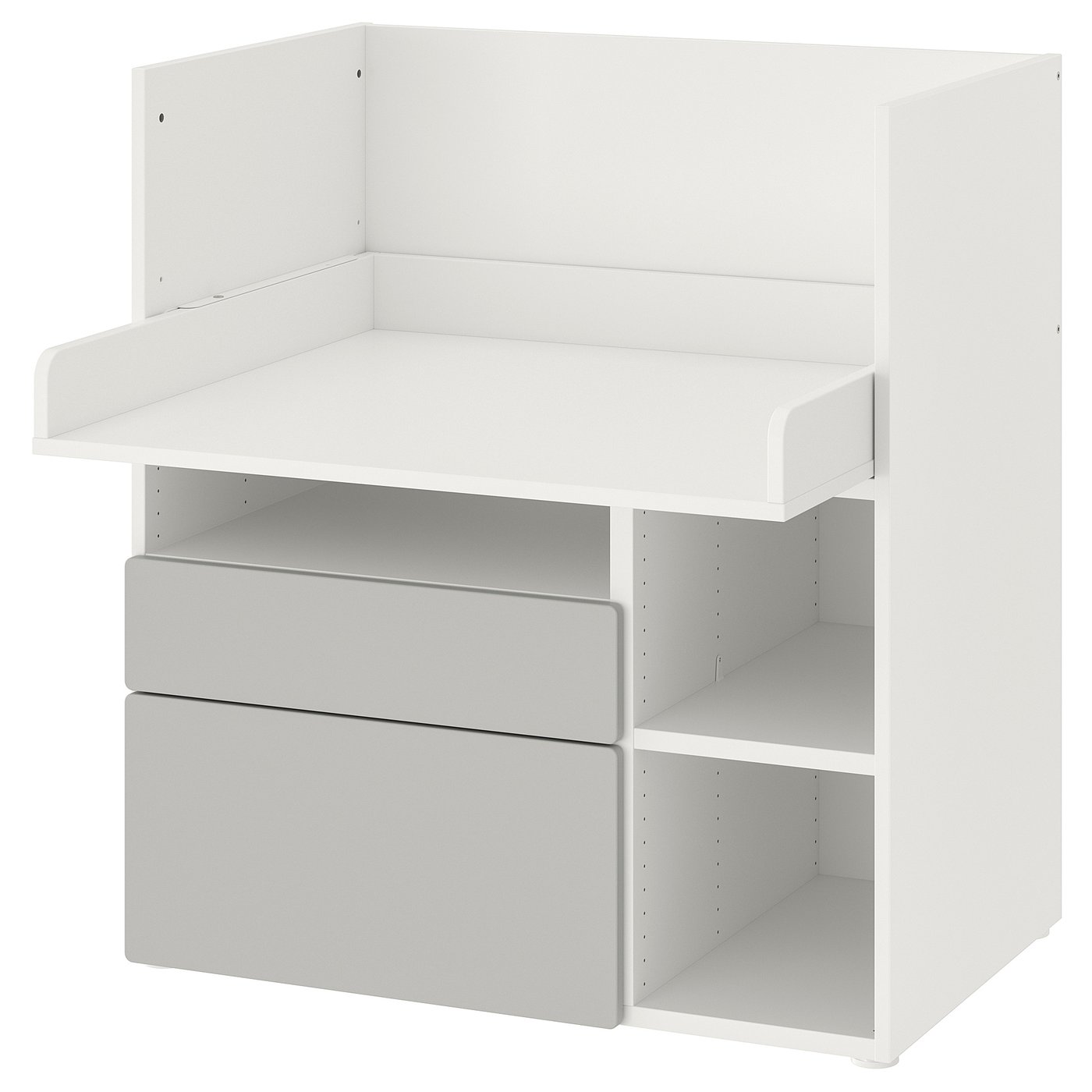 SMÅSTAD Scrivania, bianco grigio/con 2 cassetti, 90x79x100 cm - IKEA  Svizzera