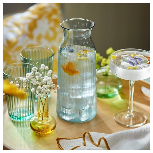 SMÖRFISK Caraffa, turchese chiaro, 1.0 l