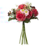 SMYCKA Bouquet artificiale, rosa scuro, 50 cm