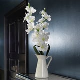 SMYCKA Fiore artificiale, Gladiolo/bianco, 100 cm