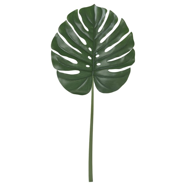 SMYCKA Foglia artificiale, da interno/esterno/monstera verde, 80 cm