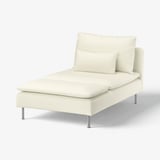 SÖDERHAMN Fodera per chaise-longue, Johanneshov bianco sporco