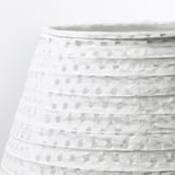SOLLEFTEÅ Lampada da terra, ovale bianco