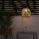 SOLVINDEN Lampada a sospensione a LED, da esterno/ovale, 37 cm