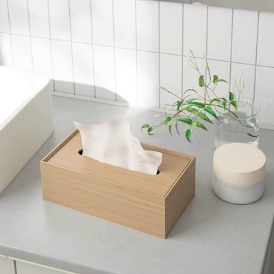 STEGESUND Porta fazzoletti, bambù chiaro