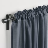 STENFRÖ Tenda sottile, 2 teli, blu scuro/con nastro arricciatende, 145x300 cm