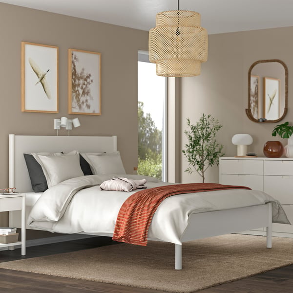 STOENSE Tappeto, pelo corto, beige, 240x350 cm