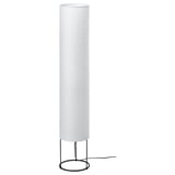 STRANDAD Lampada da terra, bianco/nero