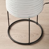 STRANDAD Lampada da terra, bianco/nero