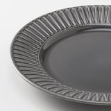 STRIMMIG Piatto frutta, gres grigio, 21 cm