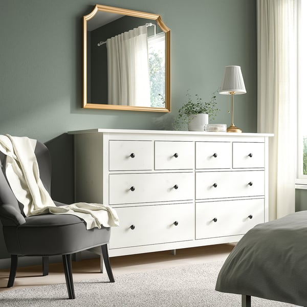 SVANSELE Specchio, color oro, 78x78 cm