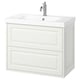 TÄNNFORSEN / ORRSJÖN Mobile lavabo/cassetti/lavabo/misc, bianco, 82x49x69 cm