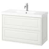 TÄNNFORSEN / ORRSJÖN Mobile lavabo/cassetti/lavabo/misc, bianco, 102x49x69 cm