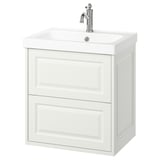 TÄNNFORSEN / ORRSJÖN Mobile lavabo/cassetti/lavabo/misc, bianco, 62x49x69 cm
