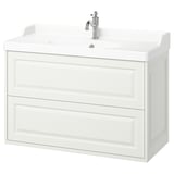 TÄNNFORSEN / RUTSJÖN Mobile lavabo/cassetti/lavabo/misc, bianco, 102x49x74 cm