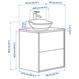 TÄNNFORSEN / VÄSTERSJÖN Mobile lavabo/cassetti/lavabo/misc
