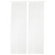 TERESIA Tenda sottile, 2 teli, bianco/con canale per bastone, 145x300 cm