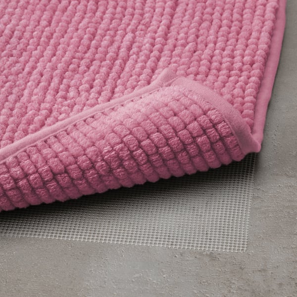 TOFTBO Tappeto per bagno, rosa, 50x80 cm