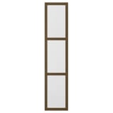 TONSTAD Anta con cerniere, marrone/impiallacciatura di rovere/mordente vetro, 50x229 cm