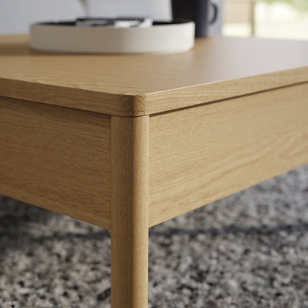 TONSTAD Tavolino, impiallacciatura di rovere, 84x82 cm