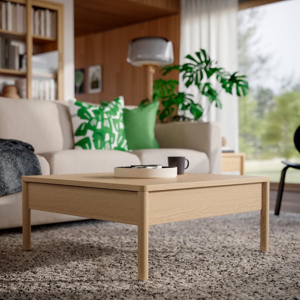 TONSTAD Tavolino, impiallacciatura di rovere, 84x82 cm