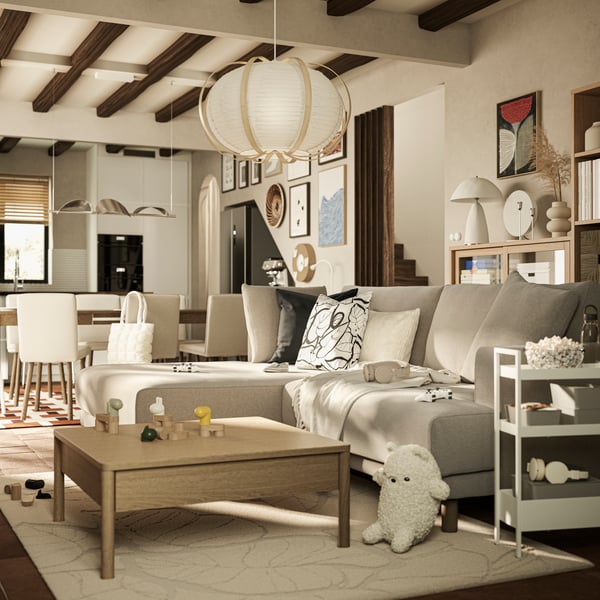 TONSTAD Tavolino, impiallacciatura di rovere, 84x82 cm