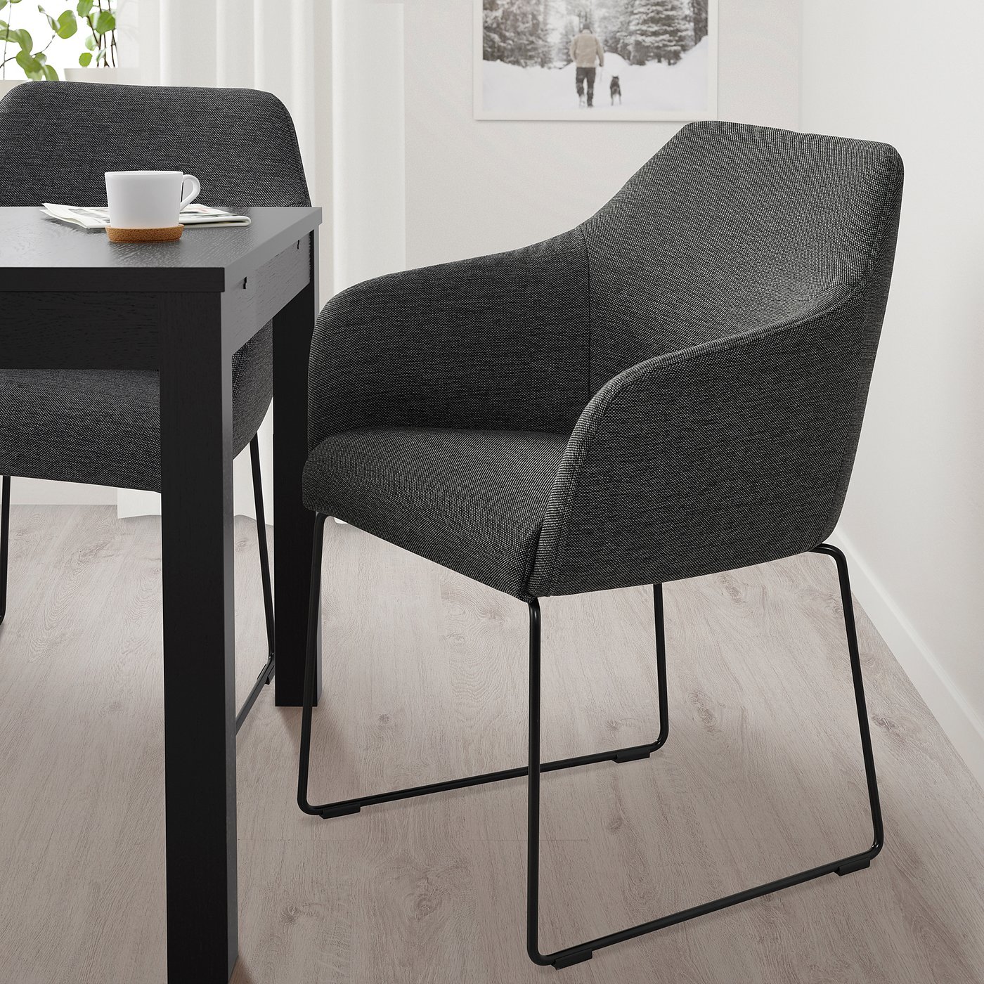 TOSSBERG Sedia, Metallo nero/grigio - IKEA Svizzera