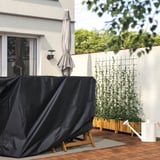 TOSTERÖ Custodia per set di mobili, set per tavolo e sedie/nero, 145x145 cm