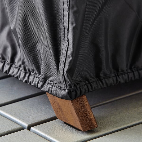 TOSTERÖ Custodia per set di mobili, set per tavolo e sedie/nero, 145x145 cm