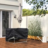 TOSTERÖ Telo protezione mobili da giardino, divano/nero, 109x85 cm