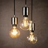 TRÅDFRI Lampadina a LED E27 470 lumen, smart intensità regolabile wireless/bianco caldo trasparente/globo