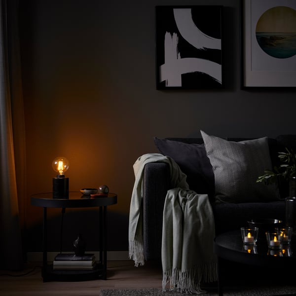 TRÅDFRI Lampadina a LED E27 470 lumen, smart intensità regolabile wireless/bianco caldo trasparente/globo
