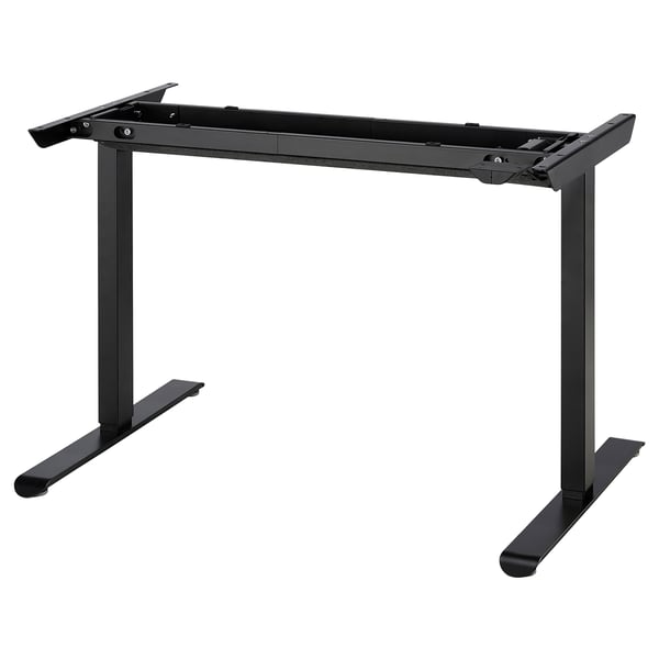 TRAVSPORT Base con altezza regolabile, el, nero, 120x70 cm