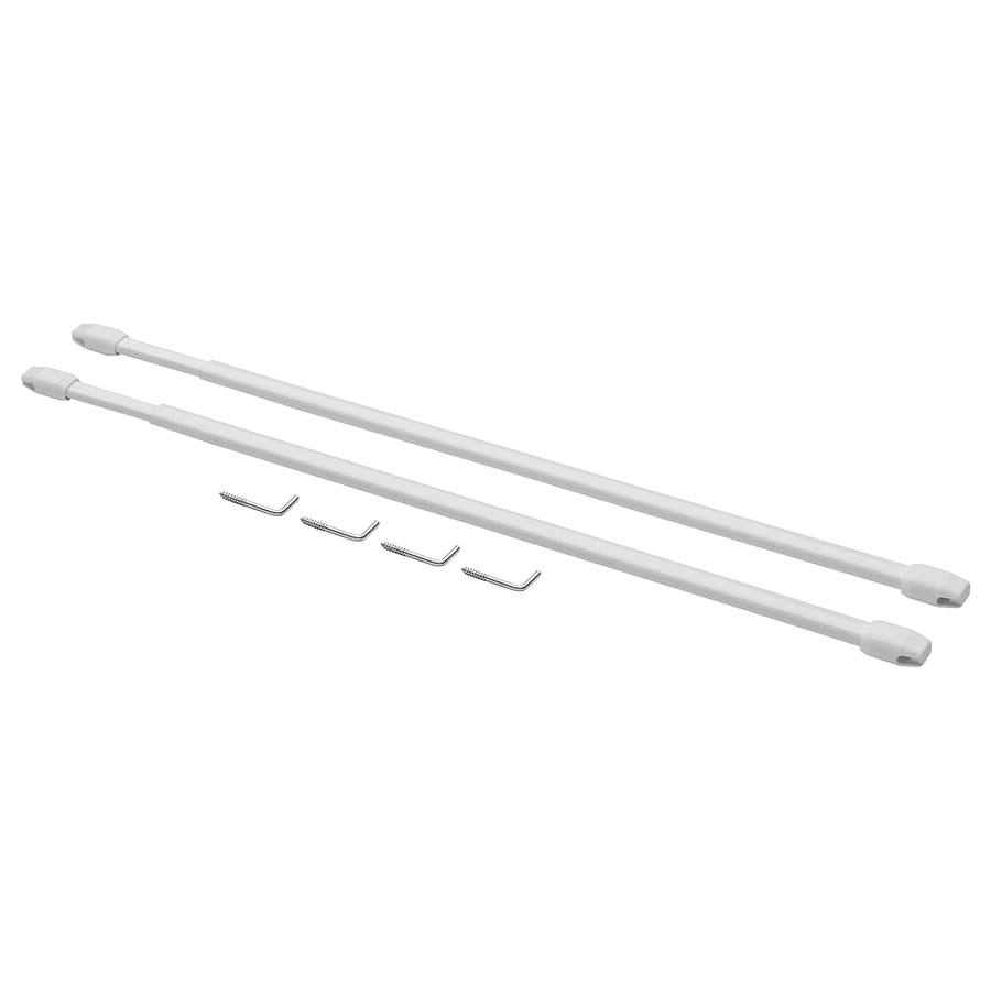 Bastone Per Tende Bianco Regolabile 71-210 Cm - Asta Per Tende Pesanti Fino A 11,3 Kg, Diametro 16 Mm - Foto 5